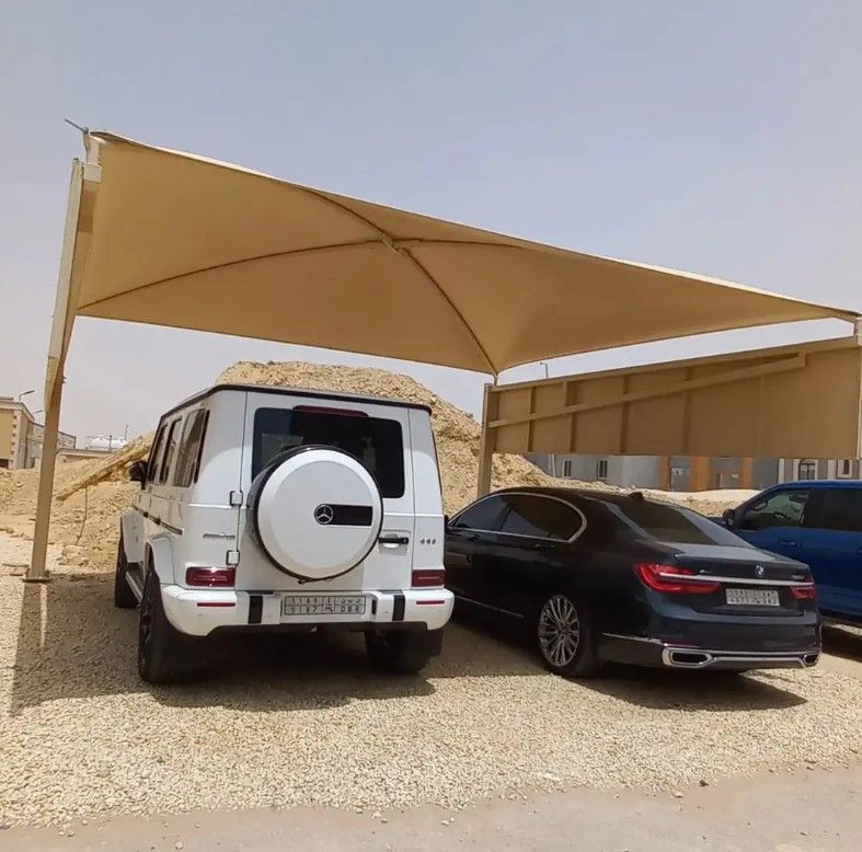 مظلات سيارات بالرياض - حماية السيارات من الشمس والمطر